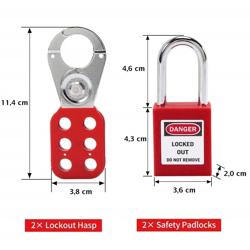 Lock out (LOTO) service kit - 4SafeIndustry - Detail afbeelding